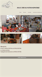 Mobile Screenshot of haus-der-kunsthandwerke.com